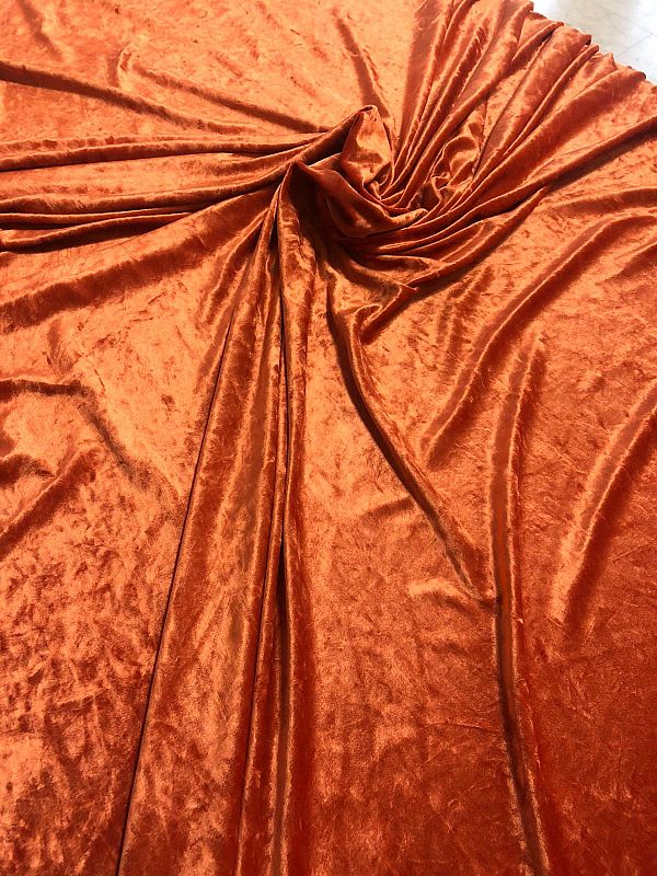 velluto bielastico teresa arancio