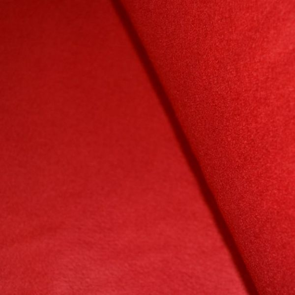 tessuto panno lenci rosso rosso prezzo al metro 7.69 €