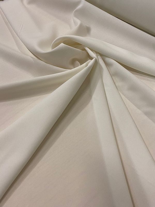 cream polyester fabric
