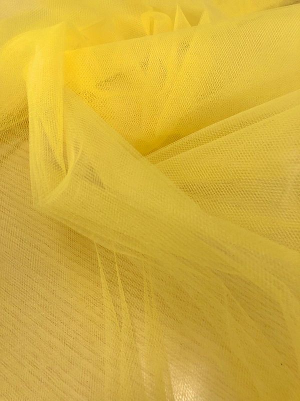 tessuto tulle soft paris giallo giallo limone prezzo al metro 3.50 €