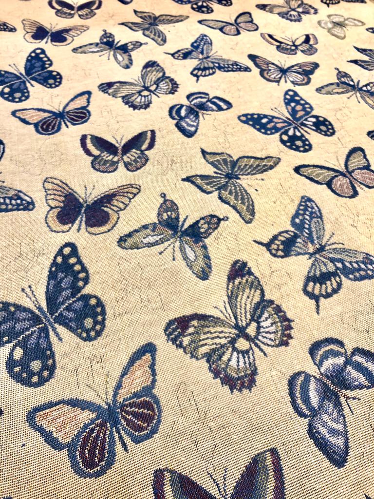 COLORATO Farfalla Farfalle Volanti TABLECLOTH VINILE PVC tessuto tessuto incerato 