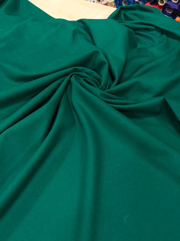 tessuto panno lana verde h150 verde prezzo al metro 27.90 €