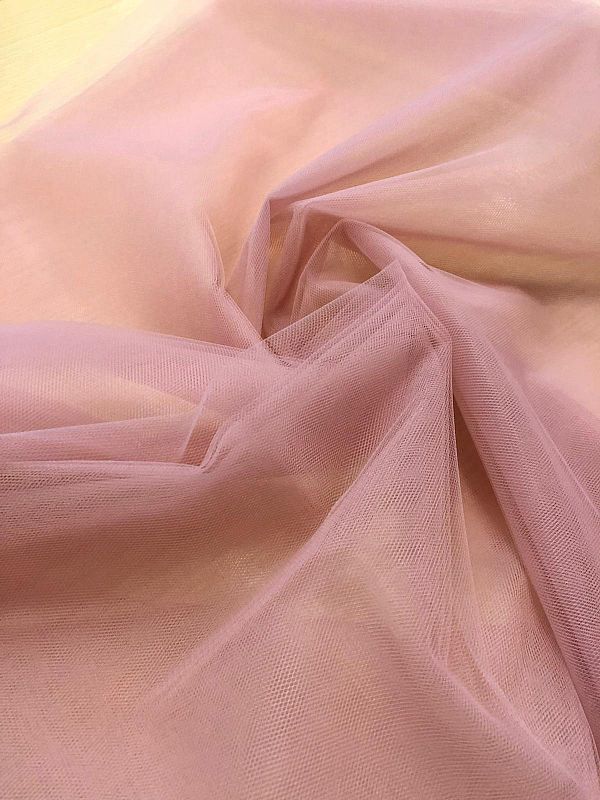 tessuto tulle soft paris rosa antico rosa antico prezzo al metro 3.50 €