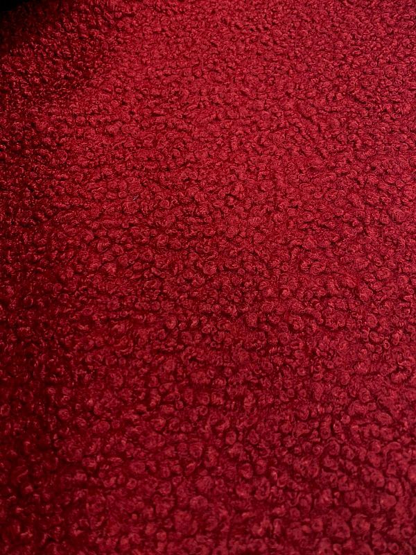 lana cotta bouclet rosso