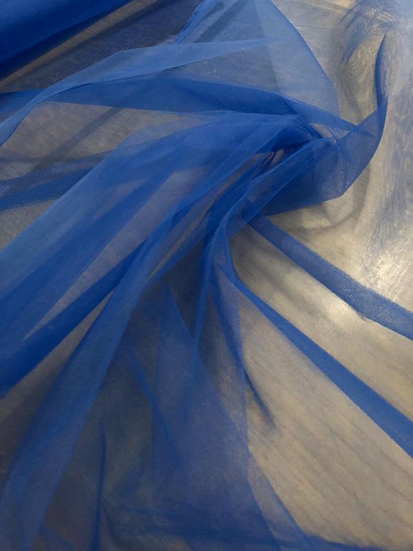 tessuto tulle soft paris blu blu prezzo al metro 3.50 €