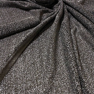 Maglia Lurex Fondo Nero Lurex Argento