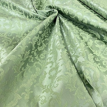 Broccato Fantasia Rameggiato Verde Salvia