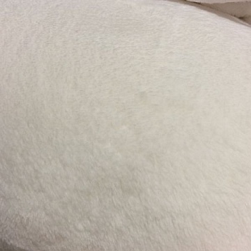 Tessuto Peluche Panna