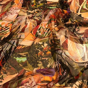 Chiffon Di Seta Pura Fantasia Collezione 2019
