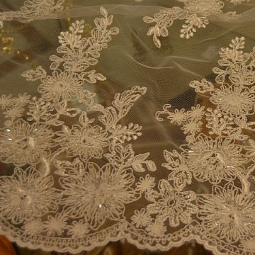Pizzo Ricamato Con Corallini