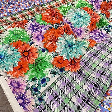 Raso Di Seta Fantasia Pannello 140x150