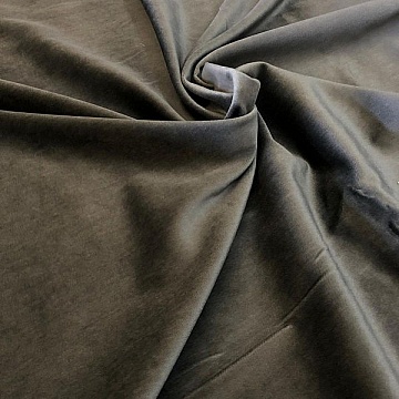 Velluto Di Cotone Stock Grigio Fumo