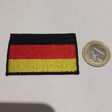Distintivo Termoadesivo Ricamato Bandiera Germania