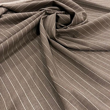 Gabaradine Di Lana Gessato Beige