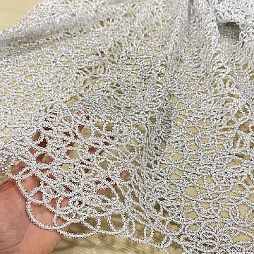 Pizzo Intrecciato Argento