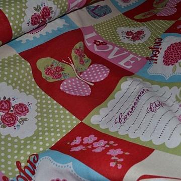 Cotone Arredamento Fantasia Cm. 280 Patchwork