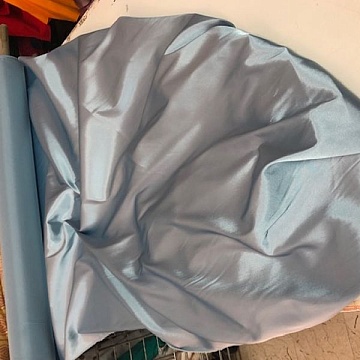 Raso Elasticizzato Celeste H 120 Cm