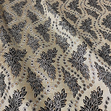 Tessuto Broccato Lurex