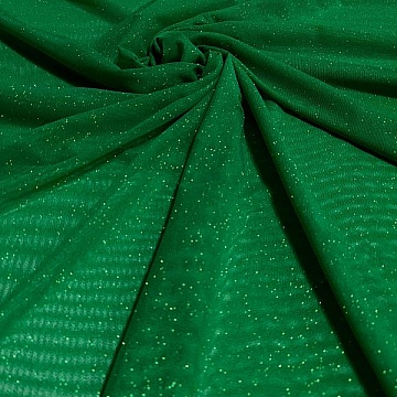 Tulle Elasticizzato Swarovski Verde