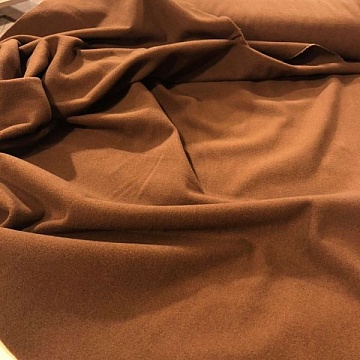 Velour Cappotto Marrone Bruciato