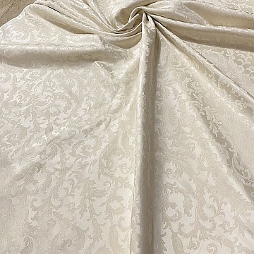 Broccato Fantasia Rameggiato Panna