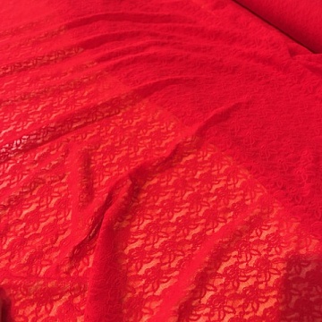 Merletto Elasticizzato Danza Rosso