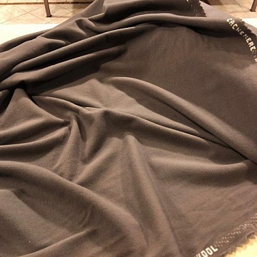 Velour Cappotto Grigio Tortora