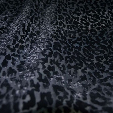 Devore' Di Seta Nero