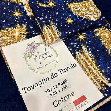 Tovaglia Natalizia 10/12 Posti