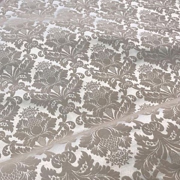 Broccato Fantasia Medaglione Beige Chiaro