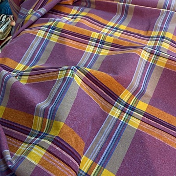 Cotone Fantasia Scozzese Viola