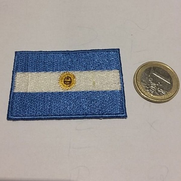 Distintivo Termoadesivo Ricamato Bandiera Argentina