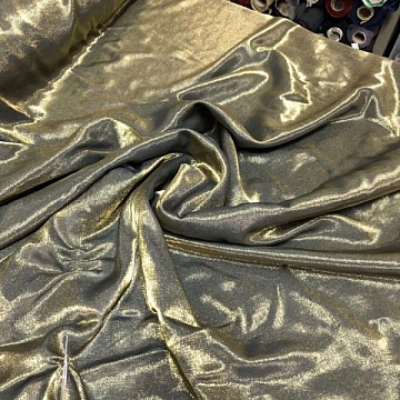 Tessuto Laminato Oro