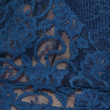 Pizzo Elasticizzato Blu