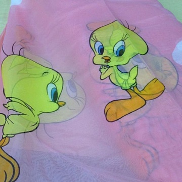 Tenda Trasparente Fantasia Titty Rosa