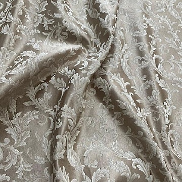 Broccato Fantasia Rameggiato Beige