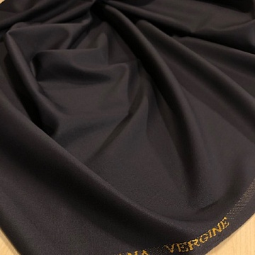Gabardine Pura Lana Grigio Scuro