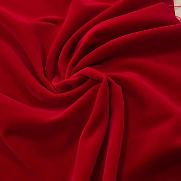 Velluto Di Cotone Rosso