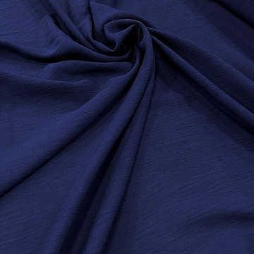 Crepon Viscosa Blu