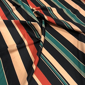 Raso Di Seta Fantasia Riga Multicolor 2018