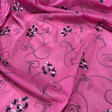 Sangallo Ricamato Fucsia