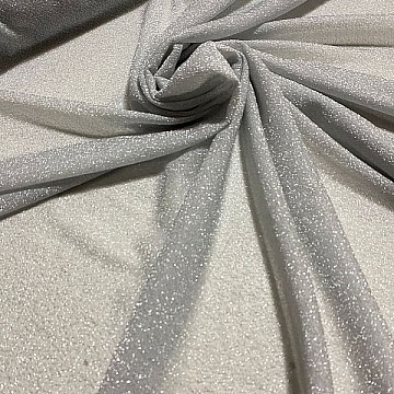 Maglia Lurex Fondo Bianco Lurex Argento