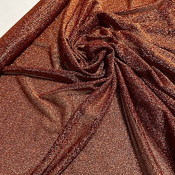 Maglia Lurex Fondo Nero Lurex Bronzo