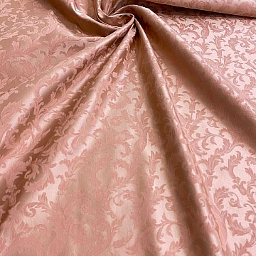 Broccato Fantasia Rameggiato Rosa Antico