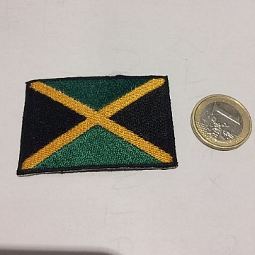 Distintivo Termoadesivo Ricamato Bandiera Jamaica