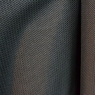 Poliestere Cotone Jacquard Nero