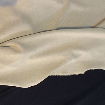 Jersey Double Face Nero/beige