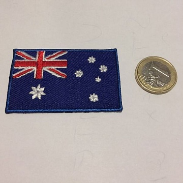 Distintivo Termoadesivo Ricamato Bandiera Australia